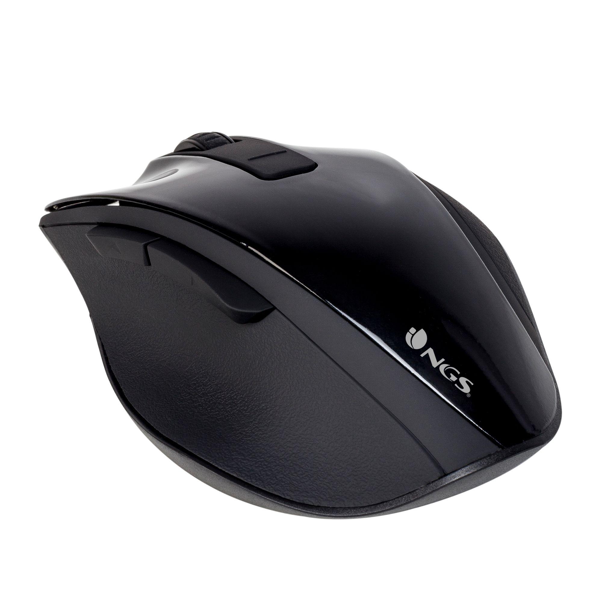 Rato NGS Bow (Mão direita - 1600 DPI - Ótico - Preto), miniatura 2