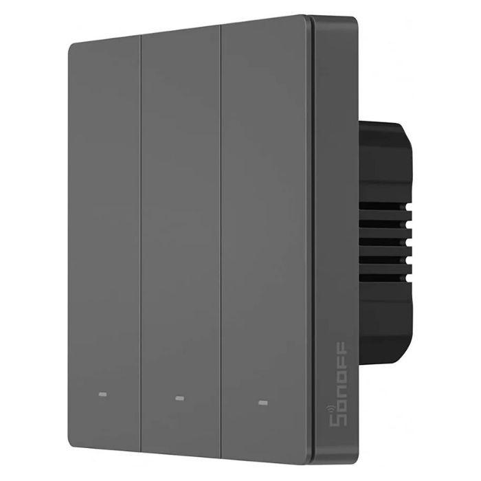 Interruptor Inteligente de Parede SONOFF M5-3C-86 (Policarbonato - Cinza)