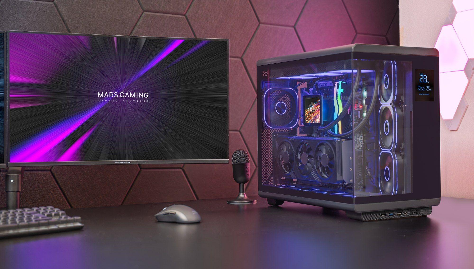 Caixa de Computador MARS GAMING MC-REVPRO (ATX - Ecrã LCD 4,3" - Preto) — miniatura 15