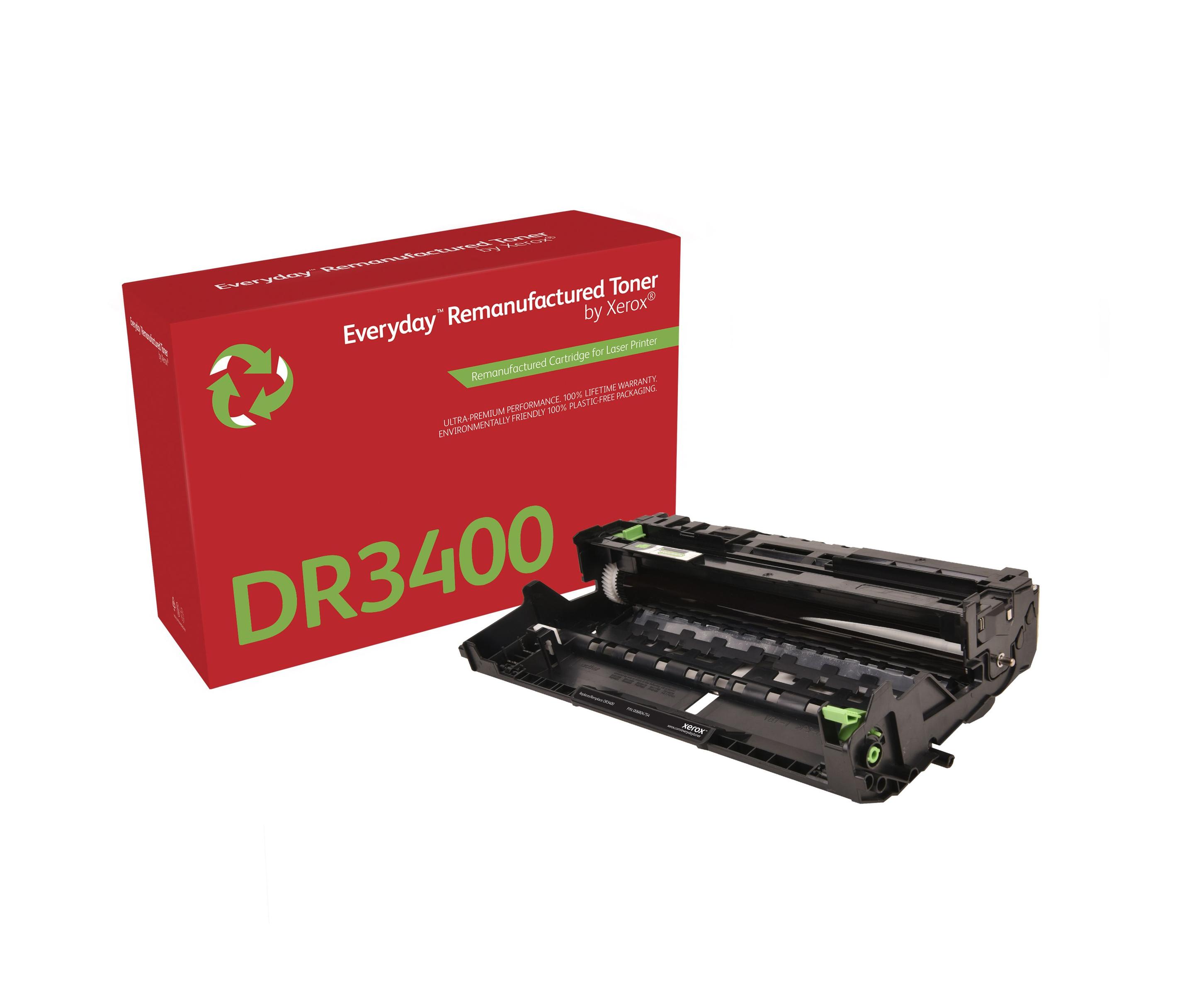 Tambor de Imagem XEROX Everyday DR3400 (30000 páginas - Brother - Preto)