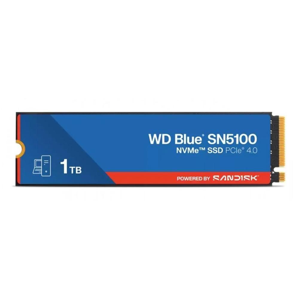 SSD WESTERN DIGITAL WD Blue SN5100 (1 TB - M.2 2280 - NVMe PCIe Gen4 x4)