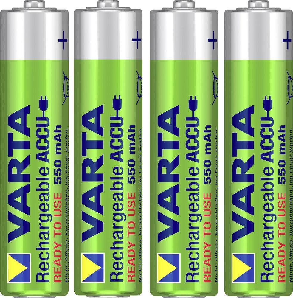 Pilhas Recarregáveis VARTA Recharge Accu Power HR03 (AAA - NiMH - 550 mAh)