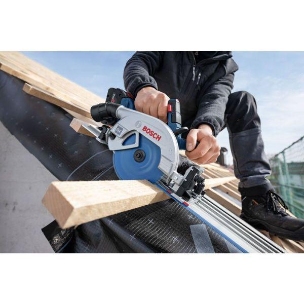 Serra Circular Sem Fios BOSCH GKS 18V-57-2 GX Professional (Azul e Preto) — miniatura 4