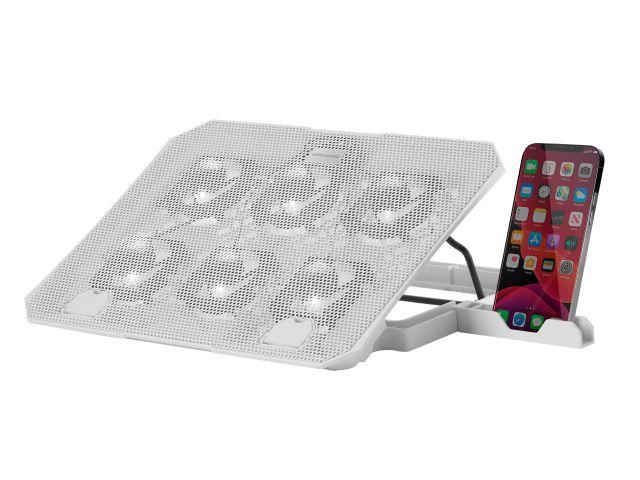Base de Refrigeração MARS GAMING MNBC23W (16" - 40,6 cm - Altura 3 cm - Branco) — miniatura 2