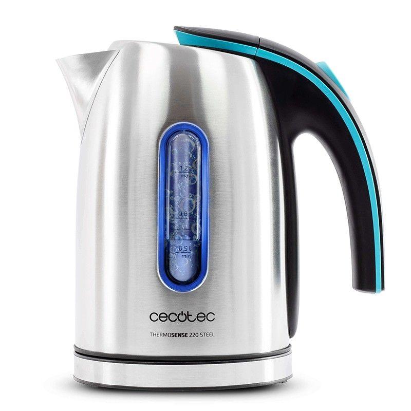 Jarro Elétrico CECOTEC ThermoSense 220 Steel (1630 W - 1,2 l - Aço inoxidável - Aço inoxidável) — miniatura 2