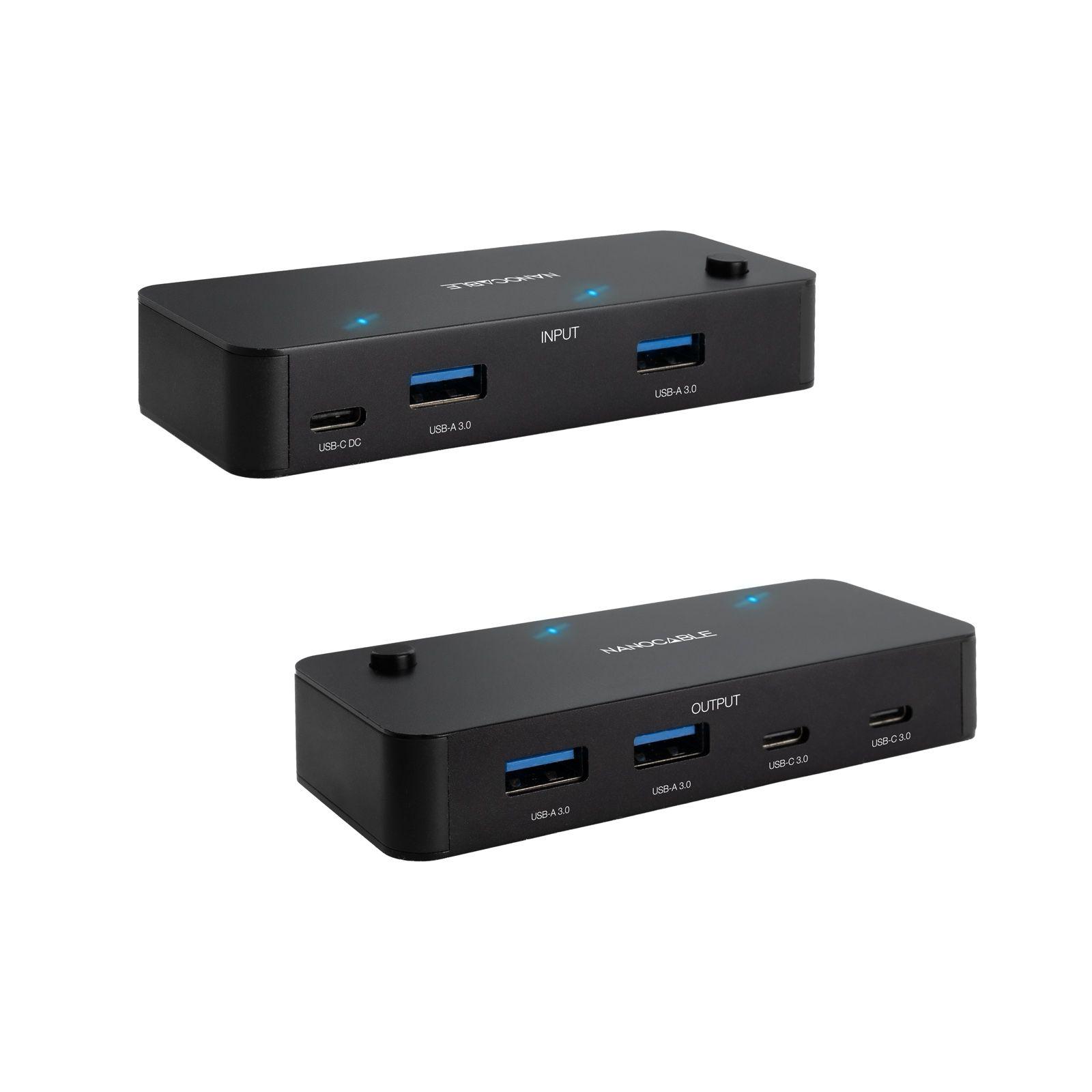 Switch KVM NANOCABLE 10.12.0011 (Preto) — miniatura 2