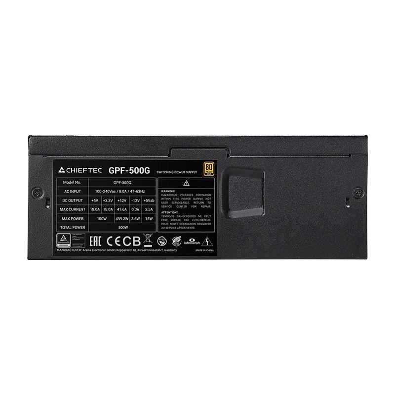 Fonte de Alimentação CHIEFTEC Smart GPF-500G (TFX - 500 W - 80 PLUS Gold - Preto), miniatura 4