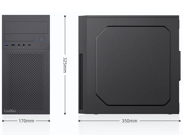 Caixa PC COOLBOX M680 (Micro-ATX - Fonte 500 W - Preto), miniatura 5