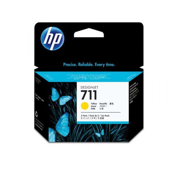 Tinteiro HP 711 CZ136A (Amarelo) — miniatura 3