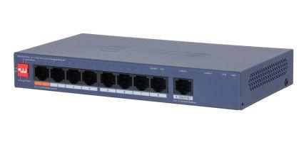 Switch Gerido DAHUA CS4009-8ET1GT-60 (Gigabit Ethernet - 4 MB - 3,6 Gbit/s - Azul)