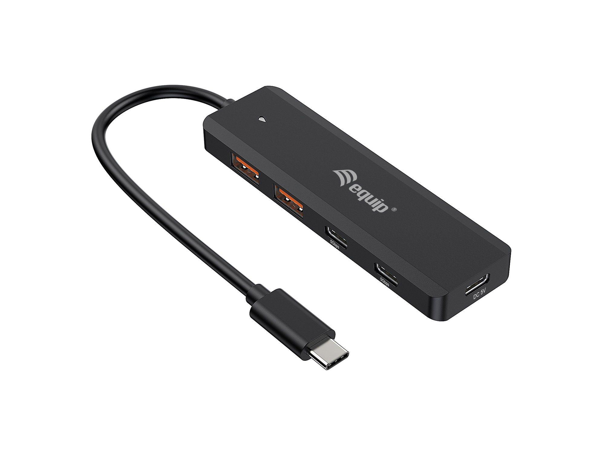 Hub USB-C EQUIP 128966 (0,18 m - Preto)