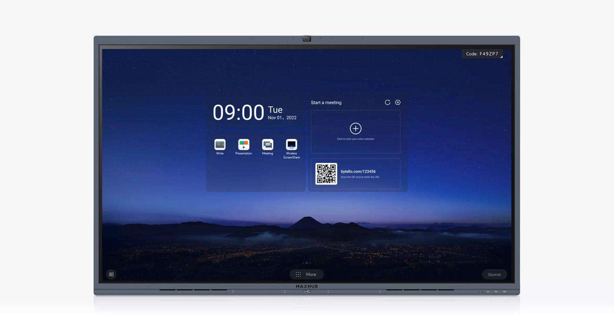 Ecrã Interativo MAXHUB V6 C8630 (86" 4K UHD - Preto)