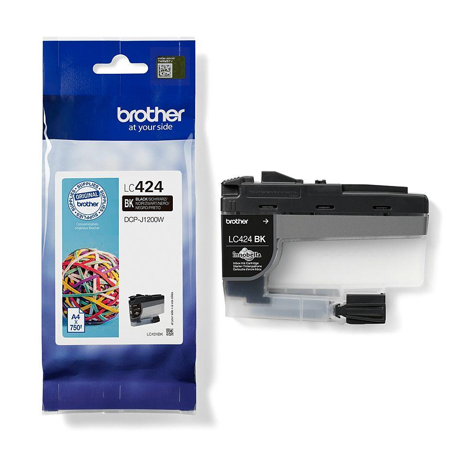 Tinteiro BROTHER LC424BK (750 páginas - Preto) — miniatura 5