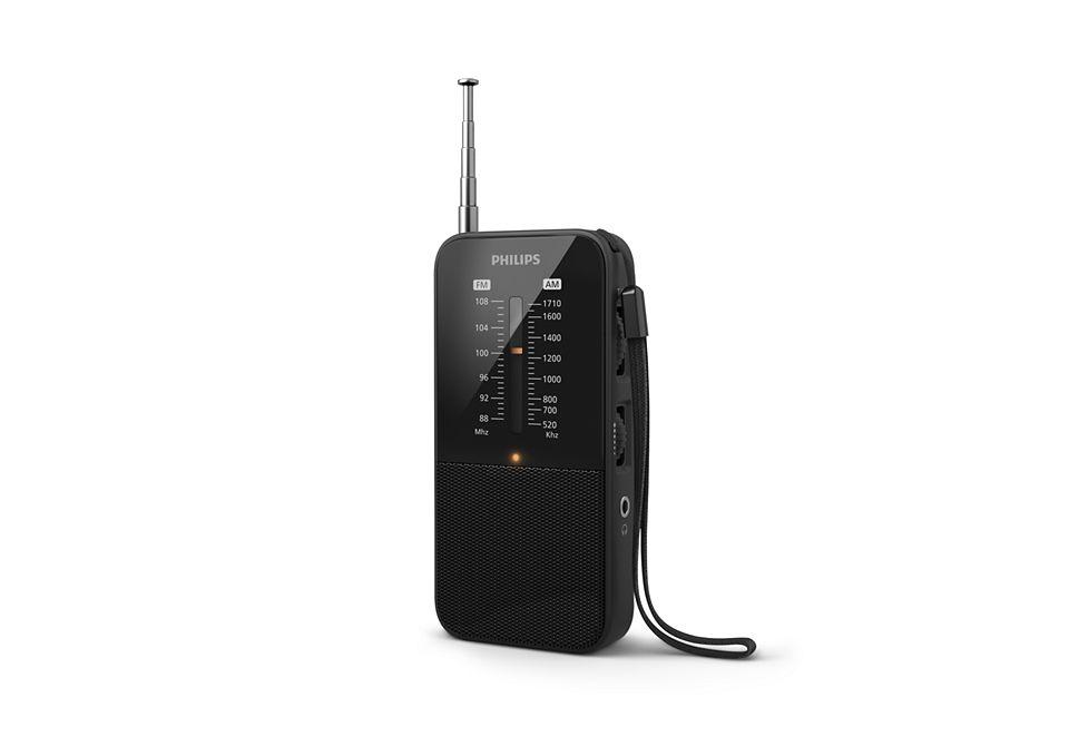 Rádio Portátil PHILIPS TAR1509/00 (1 x 3,5 mm - Preto), miniatura 2