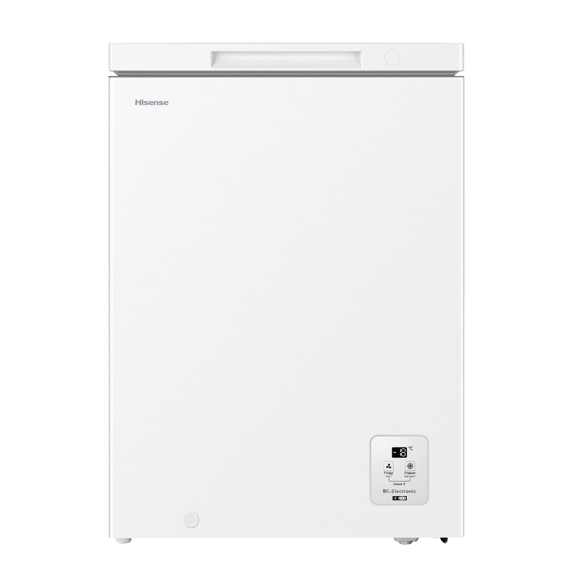 Arca Congeladora Horizontal Independente HISENSE FT145N1AWDL (Altura 85,8 cm - 61 cm - 86 cm - Branco)
