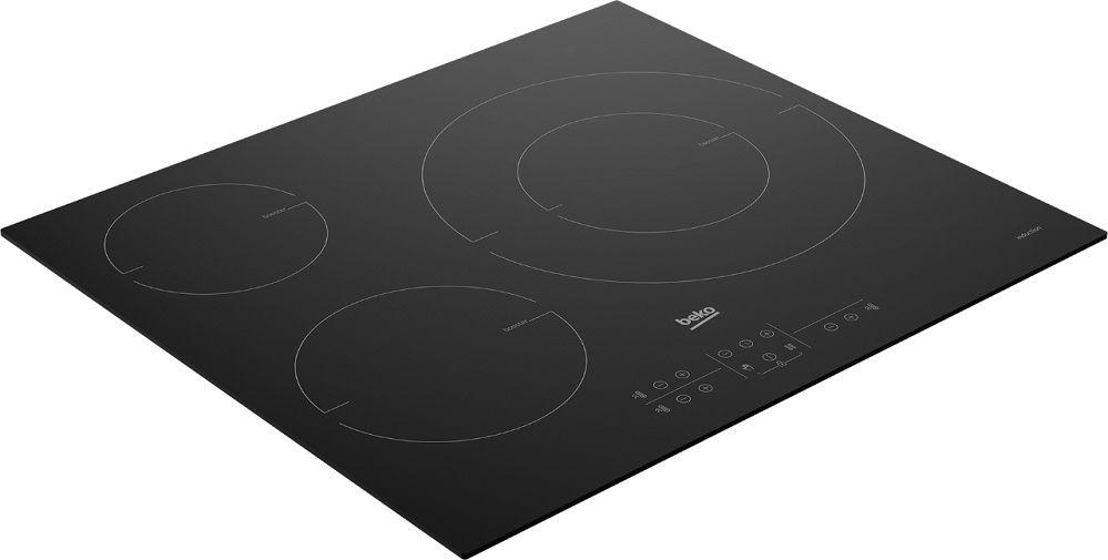 Placa de Indução Encastre BEKO HII63205MT (3 zonas - 7200 W - Vidro - Preto), miniatura 2