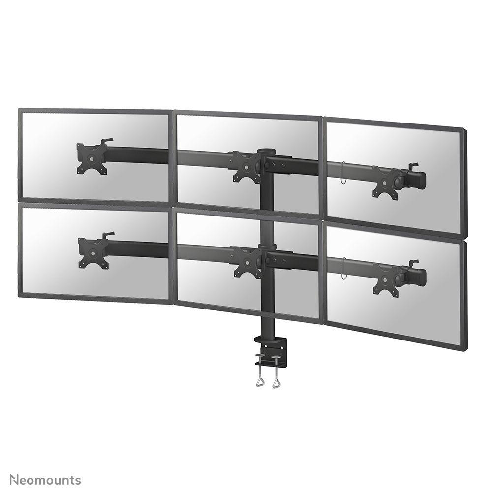 Suporte de Monitor NEOMOUNTS FPMA-D700D6 (100 x 100 mm - 75 x 75 mm - 68,6 cm - Preto)