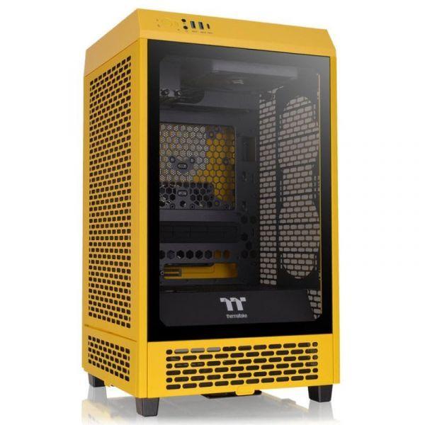 Caixa PC THERMALTAKE The Tower 200 Bumblebee (Mini-ITX - PS2 - 2.5" - Amarelo)