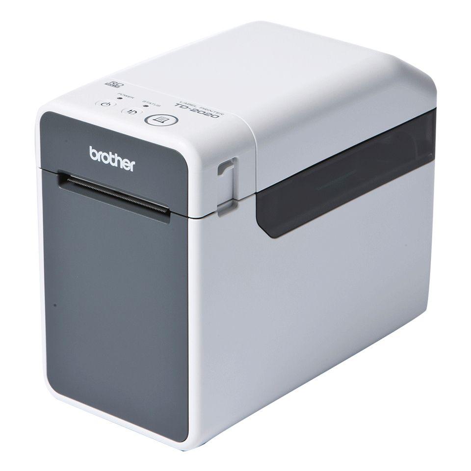 Impressora Térmica de Etiquetas e Talões BROTHER TD-2020A (Com fios - Windows - Branco), miniatura 2