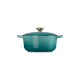 Caçarola Redonda LE CREUSET Signature 24 cm (Ferro fundido esmaltado - Azul Riviera), miniatura 3