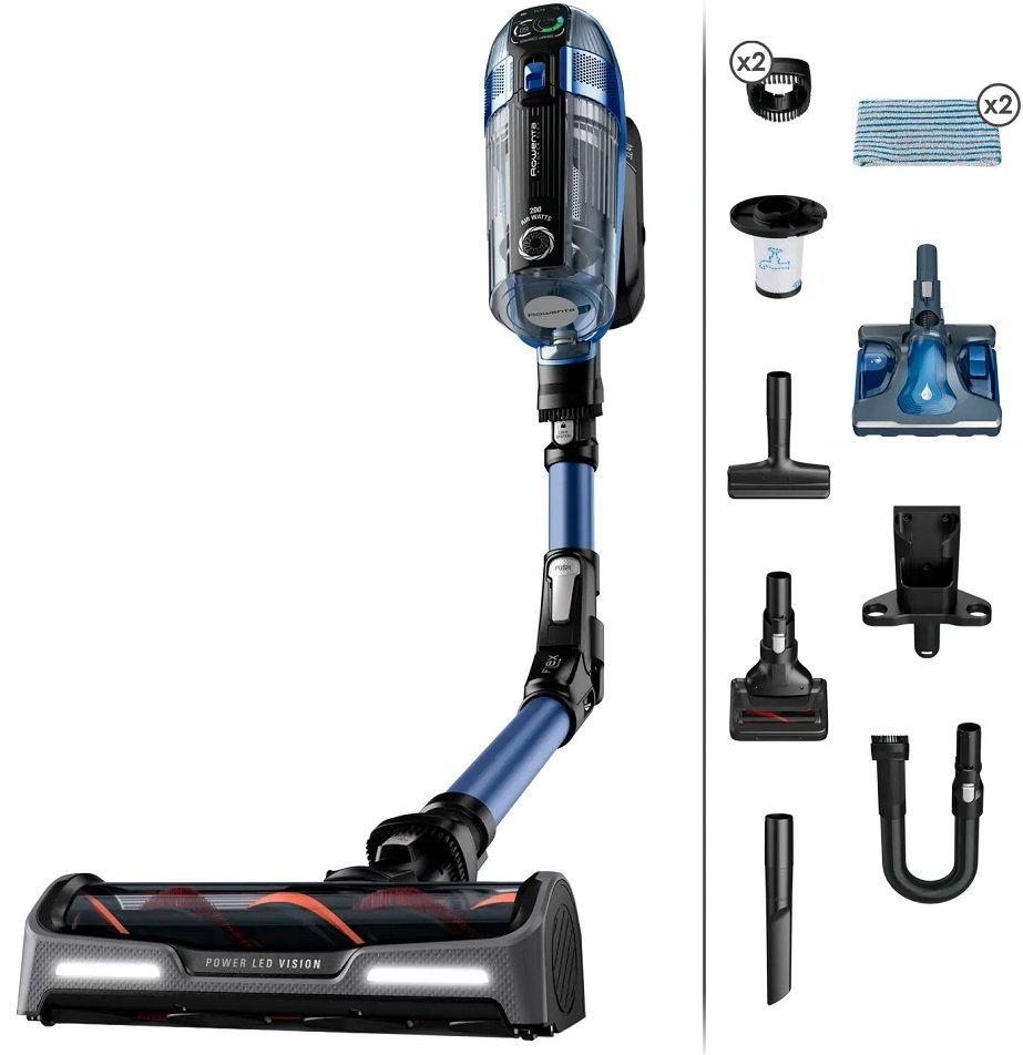 Aspirador Vertical ROWENTA X-Force Flex 14.60 Aqua RH99C0WO (Altura 11,4 cm - Preto/Azul), miniatura 2
