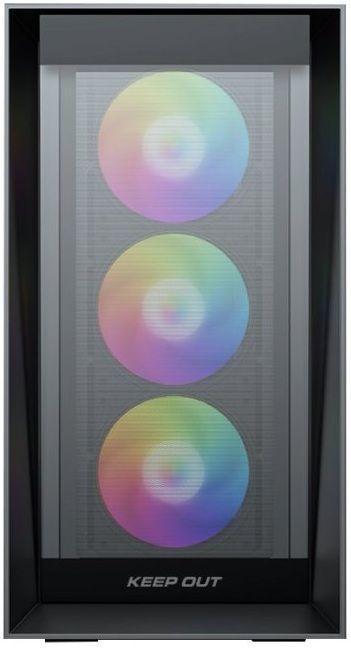 Caixa PC Gaming KEEP OUT XC-911PROXL+ (Preto) — miniatura 2