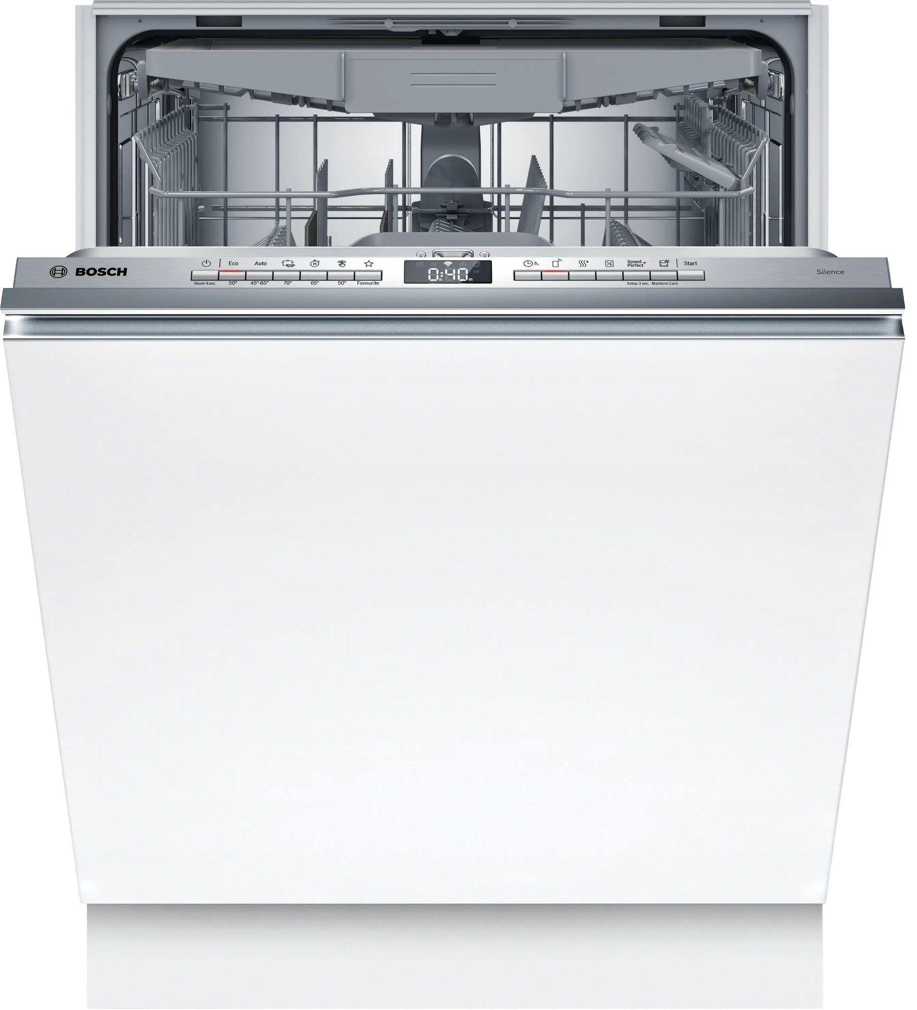 Máquina de Lavar Loiça de Encastre BOSCH SBH4HVX14E (14 talheres - C - 9 l - Painel de Controlo Prateado)