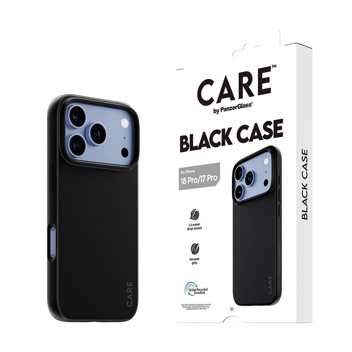 Capa para Telemóvel PANZERGLASS CARE™ TPU Case (Preto), miniatura 6