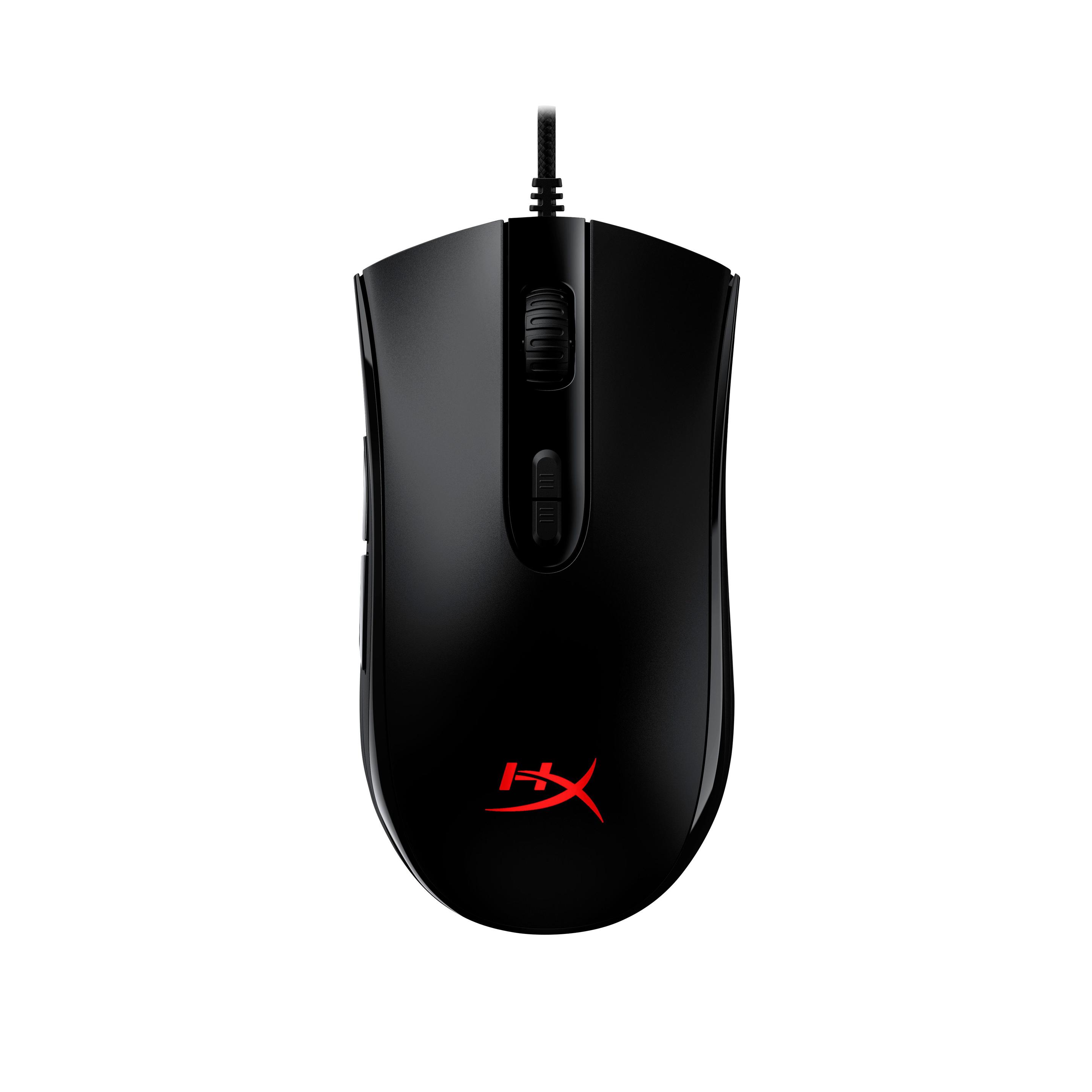 Rato HYPERX Pulsefire Core (Ambidestro - 6200 DPI - Ótico - Preto)