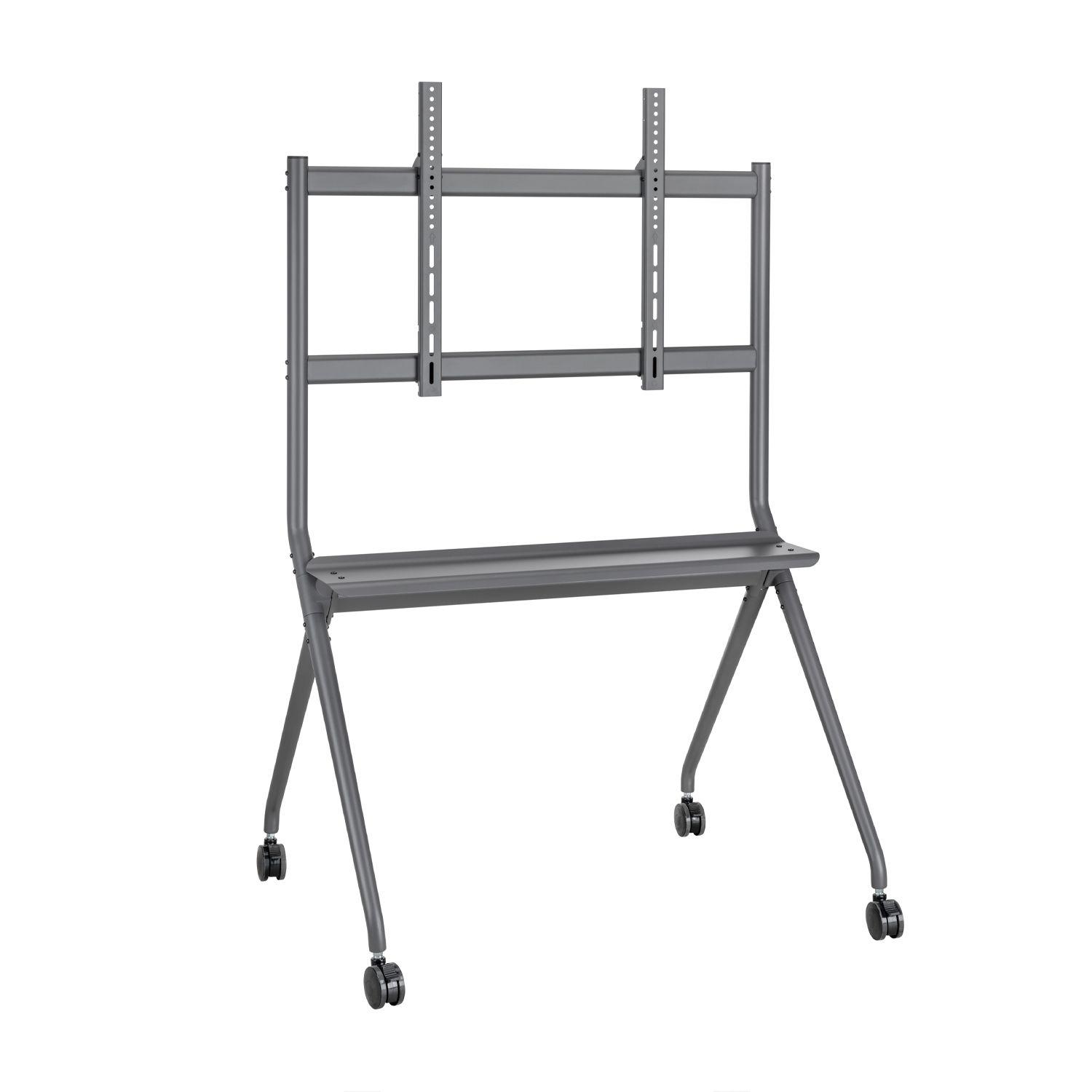 Suporte de Chão Pro para TV AISENS FT86FE-143 (800 x 600 mm - 200 x 200 mm - 2,18 m - Cinzento)