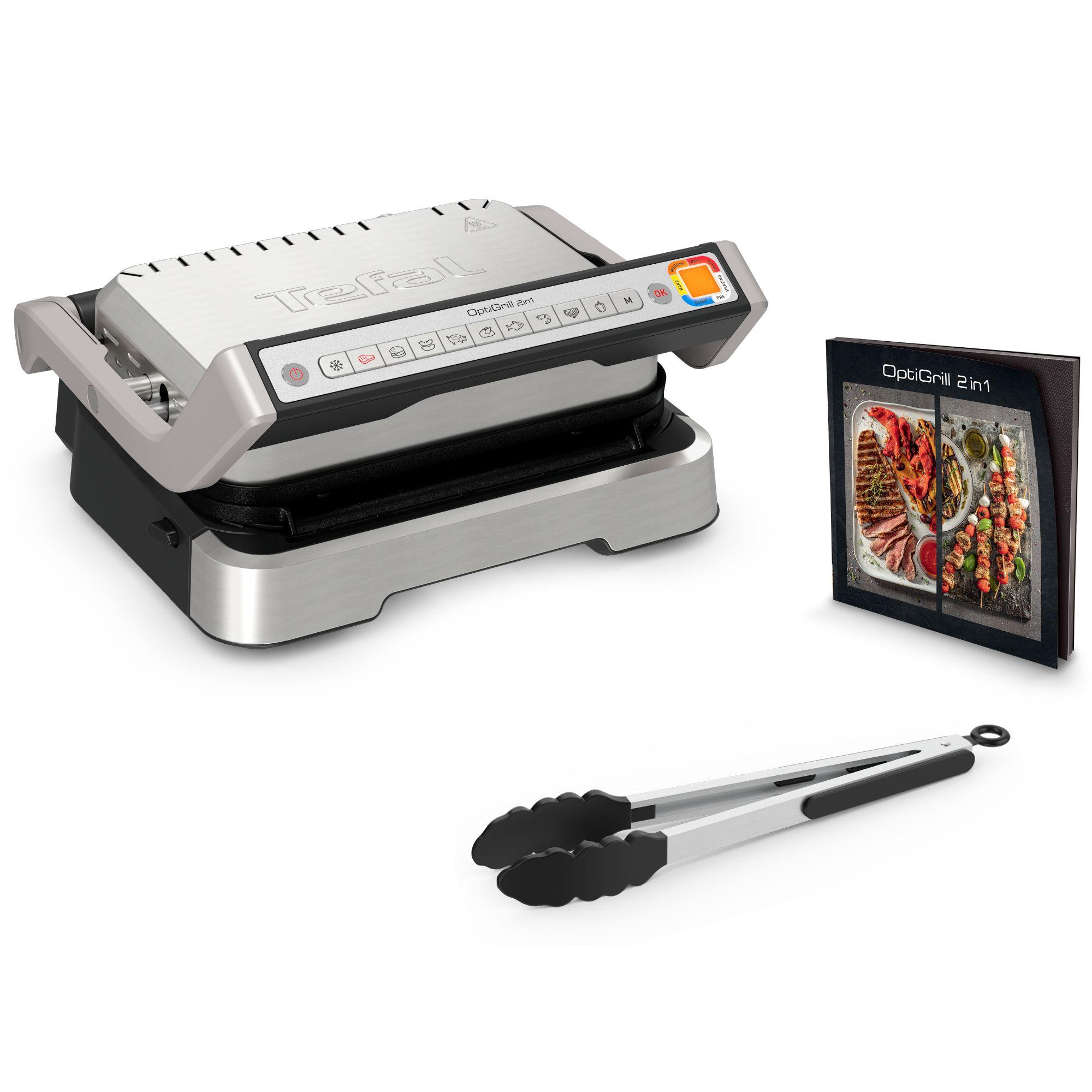 Grelhador de Contacto TEFAL OptiGrill 2in1 GC773D10 (Altura 18,9 cm - Aço inoxidável), miniatura 8