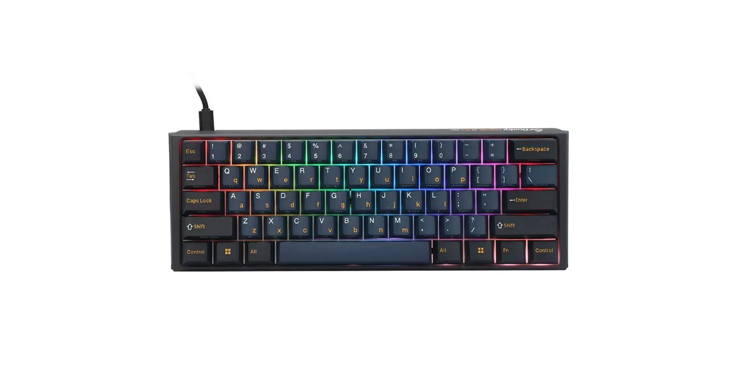 Teclado DUCKY ONE 3 Pro Nazca Line (Espanhol - Cherry MX2A Brown - 60% - Cinzento)