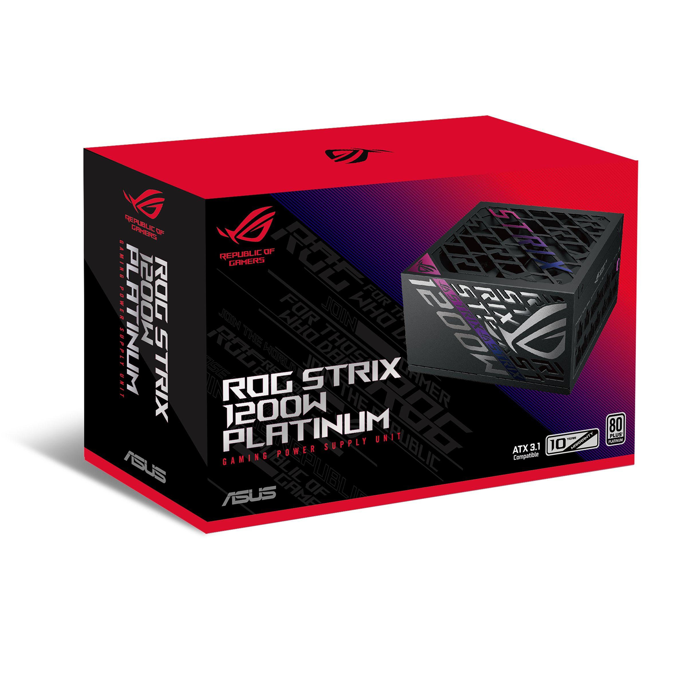 Fonte de Alimentação ASUS ROG Strix 1200P Gaming (ATX - 1200 W - 80 Plus Platinum - Preto), miniatura 14