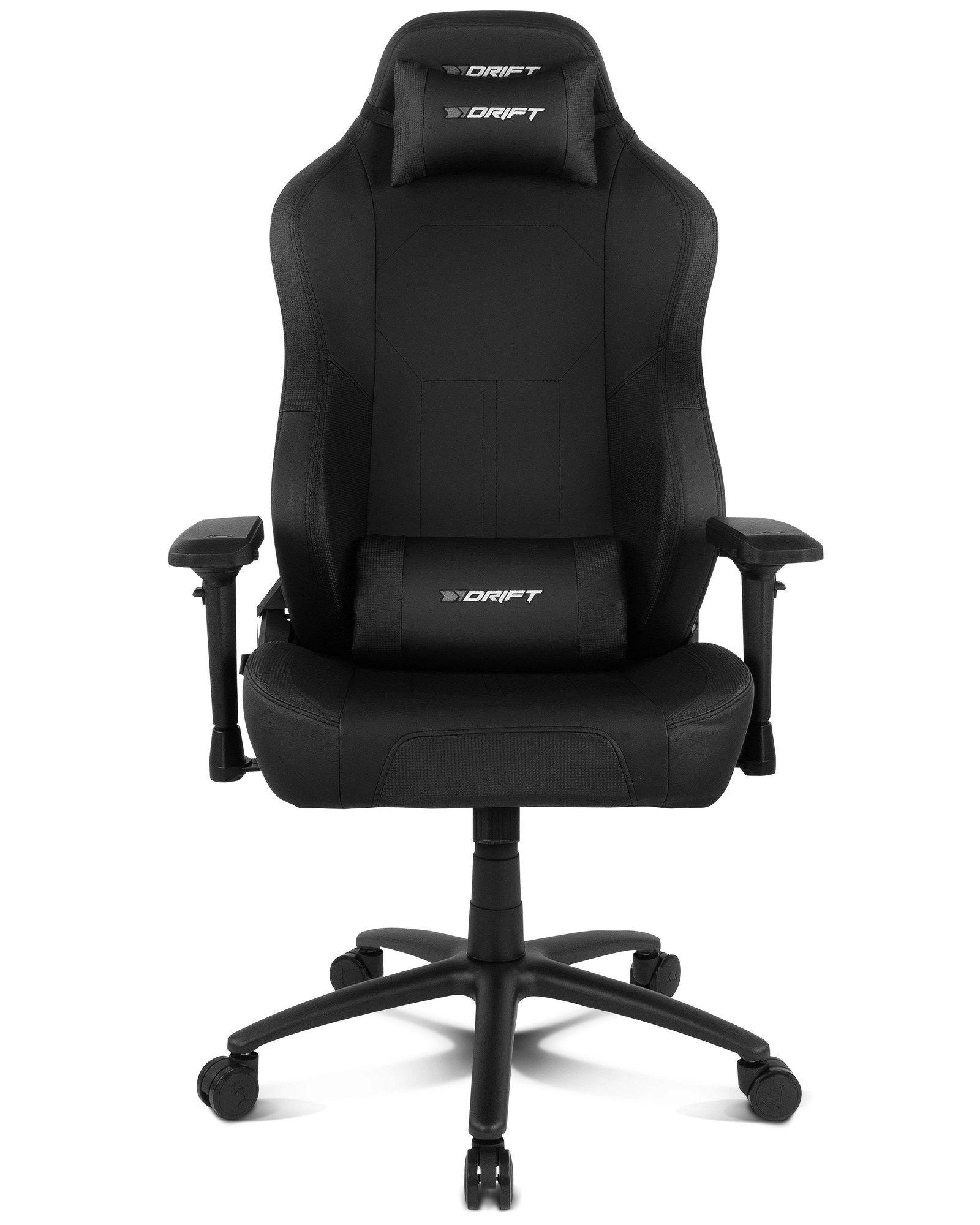 Cadeira Gaming DRIFT DR250XXL Deluxe (150 kg - Preto/Carbono)