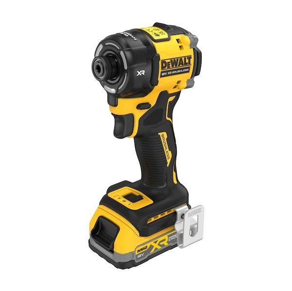 Aparafusadora de Impacto DEWALT DCF870E2T-QW (18 V - 1/4" - 2 x 1,7 Ah - Preto/Amarelo), miniatura 3