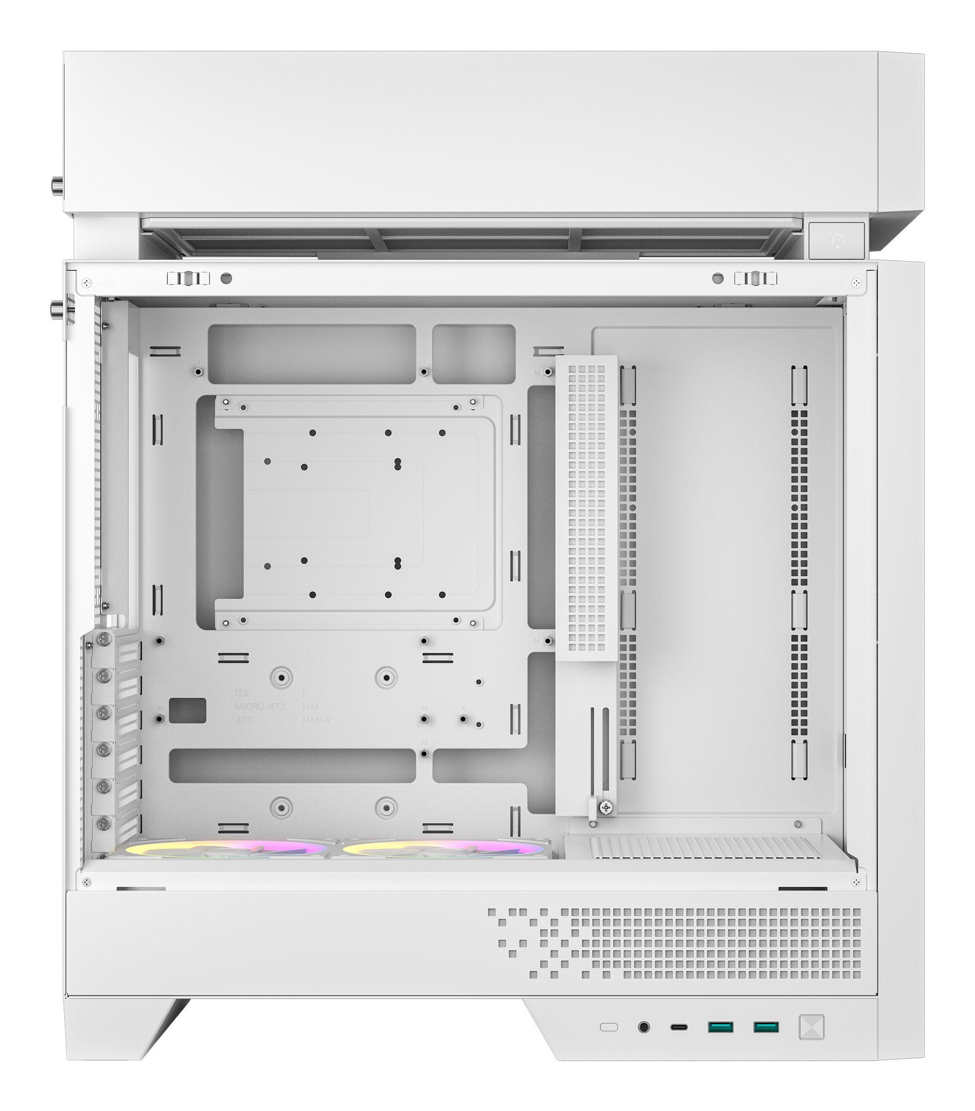 Caixa PC DEEPCOOL CL660 WH (Mini-ITX, micro ATX, ATX - ATX, PS2, SFX, SFX-L - 2.5" - Branco) — miniatura 4