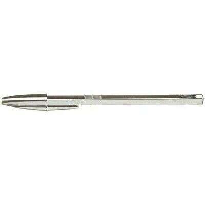 Esferográficas BIC Cristal Shine Original (Prateado)