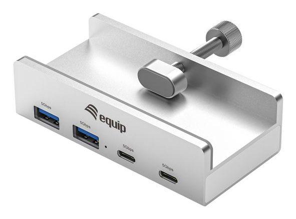 Hub USB EQUIP 128967 (Alumínio)