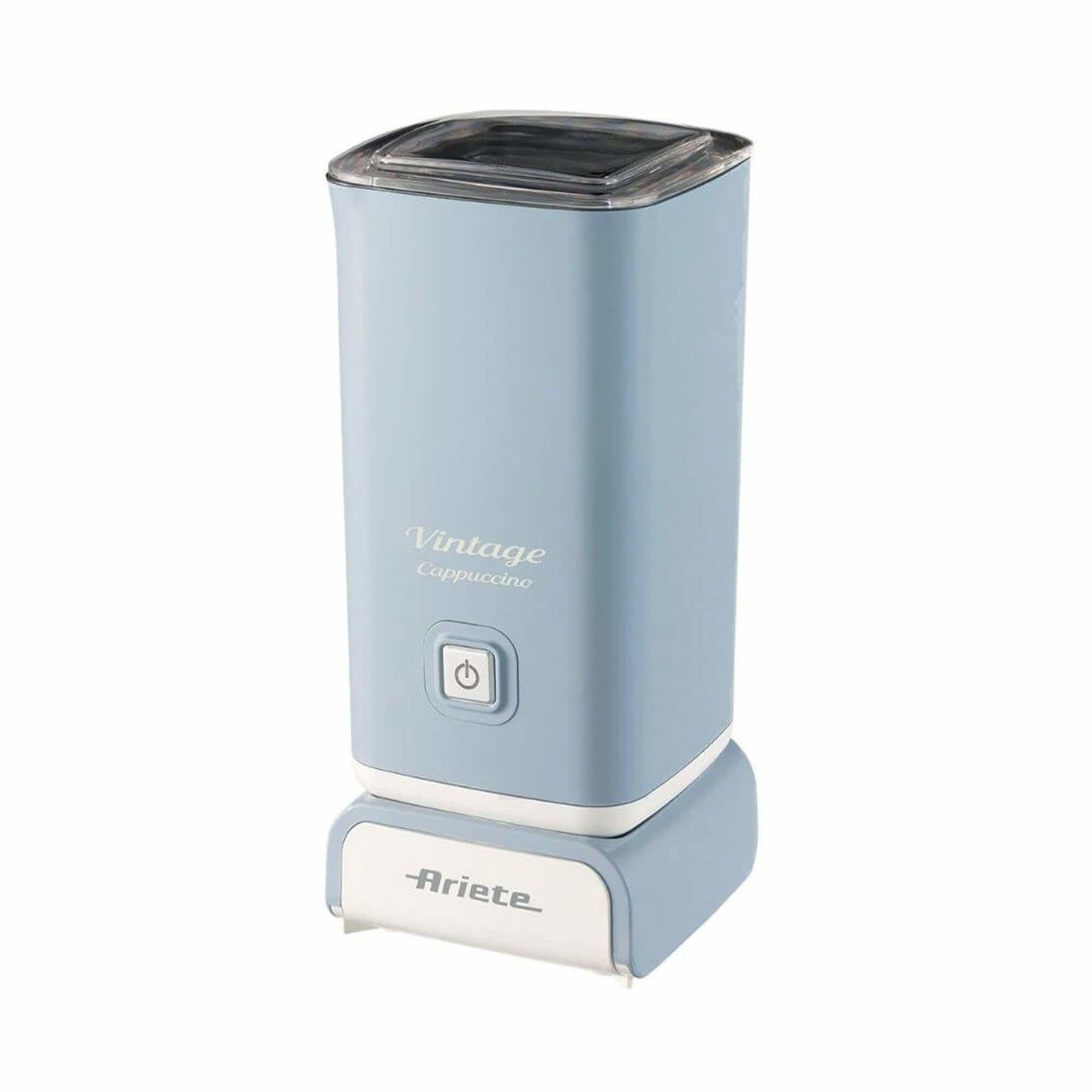 Espumador e Aquecedor de Leite ARIETE 287805 (500 W - Quente e frio - Altura 22 cm - Azul Claro)