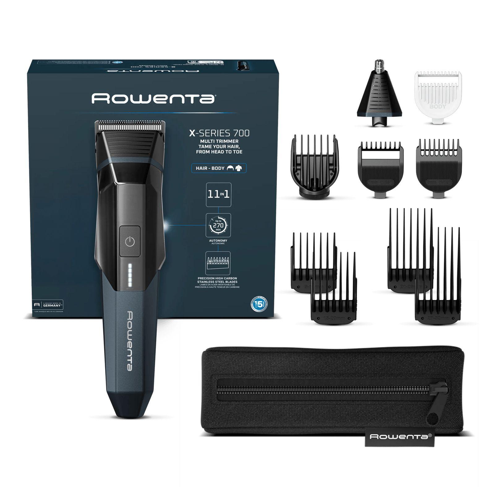 Máquina de Cortar Cabelo ROWENTA TN9610E0 (Aço carbono - Preto)