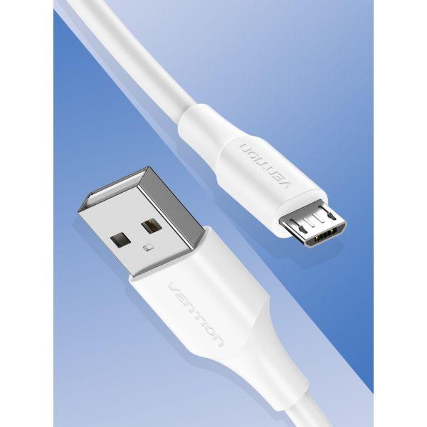 Cabo USB VENTION CTIWG (1,5 m - Micro-USB B - USB A - Branco) — miniatura 2