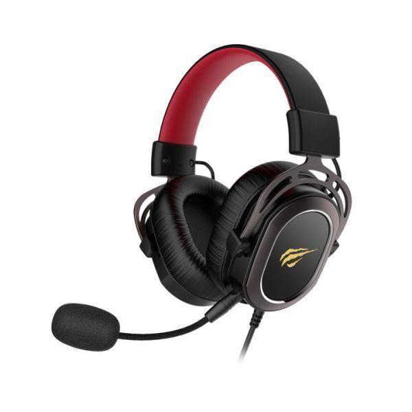 Headset Gaming HAVIT H2008D (Auscultadores - Com fios - Circumaural, fechado - Preto e Vermelho) — miniatura 2
