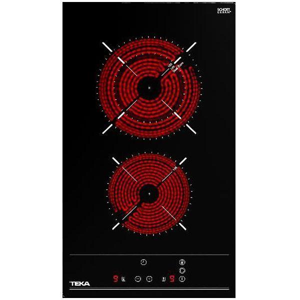 Placa Vitrocerâmica Encastre TEKA TZC 32320 TTC (2 zonas - 3000 W - Vidro-cerâmica - Preto), miniatura 2