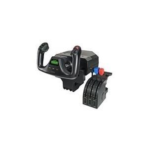 Simulador de Voo LOGITECH Saitek Pro Flight Yoke (Windows XP, XP64, Vista - Com fios - Preto)