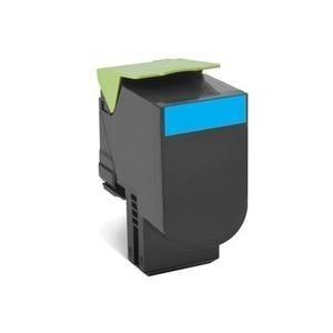 Toner LEXMARK 80C20C0 / 802C (1 000 páginas - Ciano)
