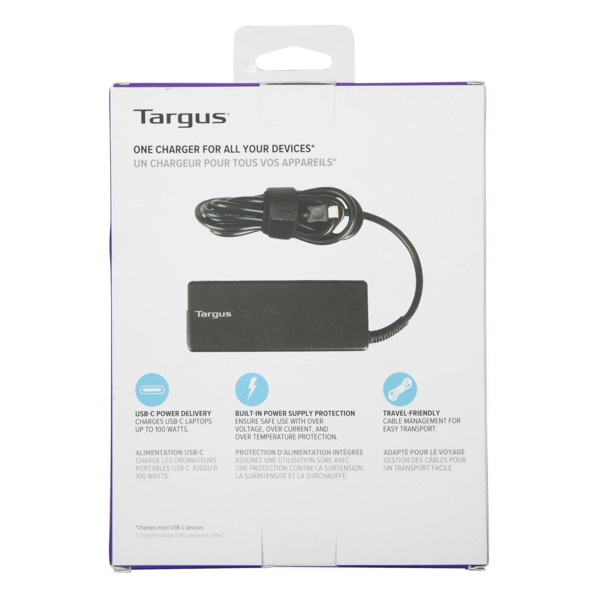 Carregador de Portátil TARGUS APA108EU (USB-C Power Delivery - Preto), miniatura 7