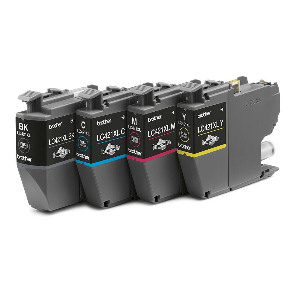 Tinteiro BROTHER LC421XLVAL (500 páginas - Preto, Ciano, Magenta e Amarelo), miniatura 3