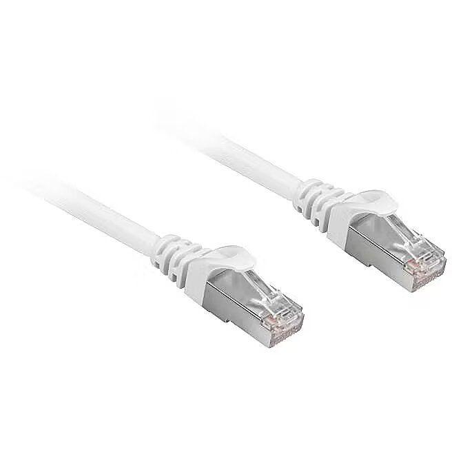 Cabo de Rede SHARKOON RJ45 CAT.6a SFTP (1 m - Branco)
