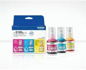 Recargas de Tinta BROTHER BTD100CLVAL (Ciano, Magenta e Amarelo), miniatura 2