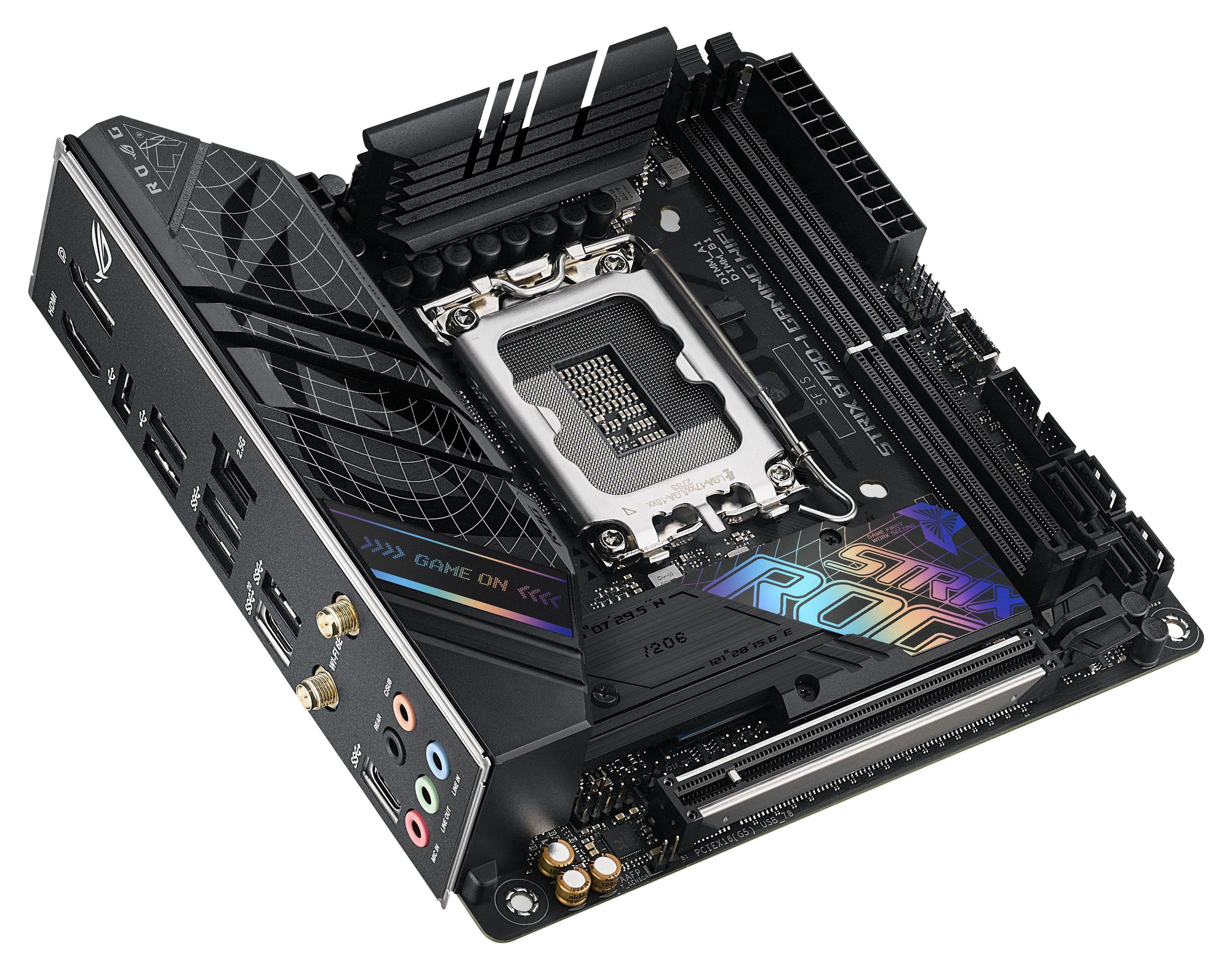 Motherboard ASUS ROG STRIX B760-I GAMING WIFI (LGA 1700 - mini-ITX - Duplo canal), miniatura 8